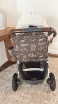 Chocolate Signature Stroller Diaper Bag