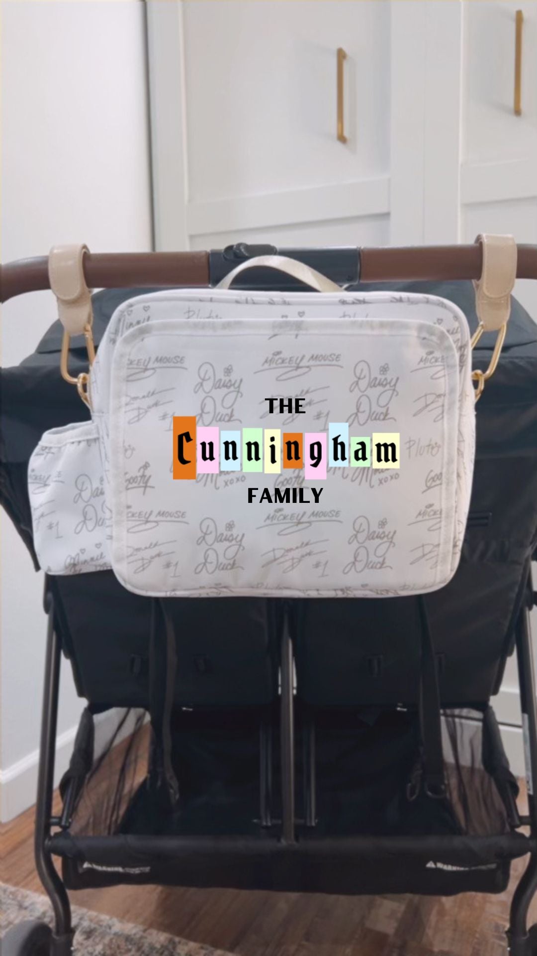 Customized Signatures Stroller Diaper Bag