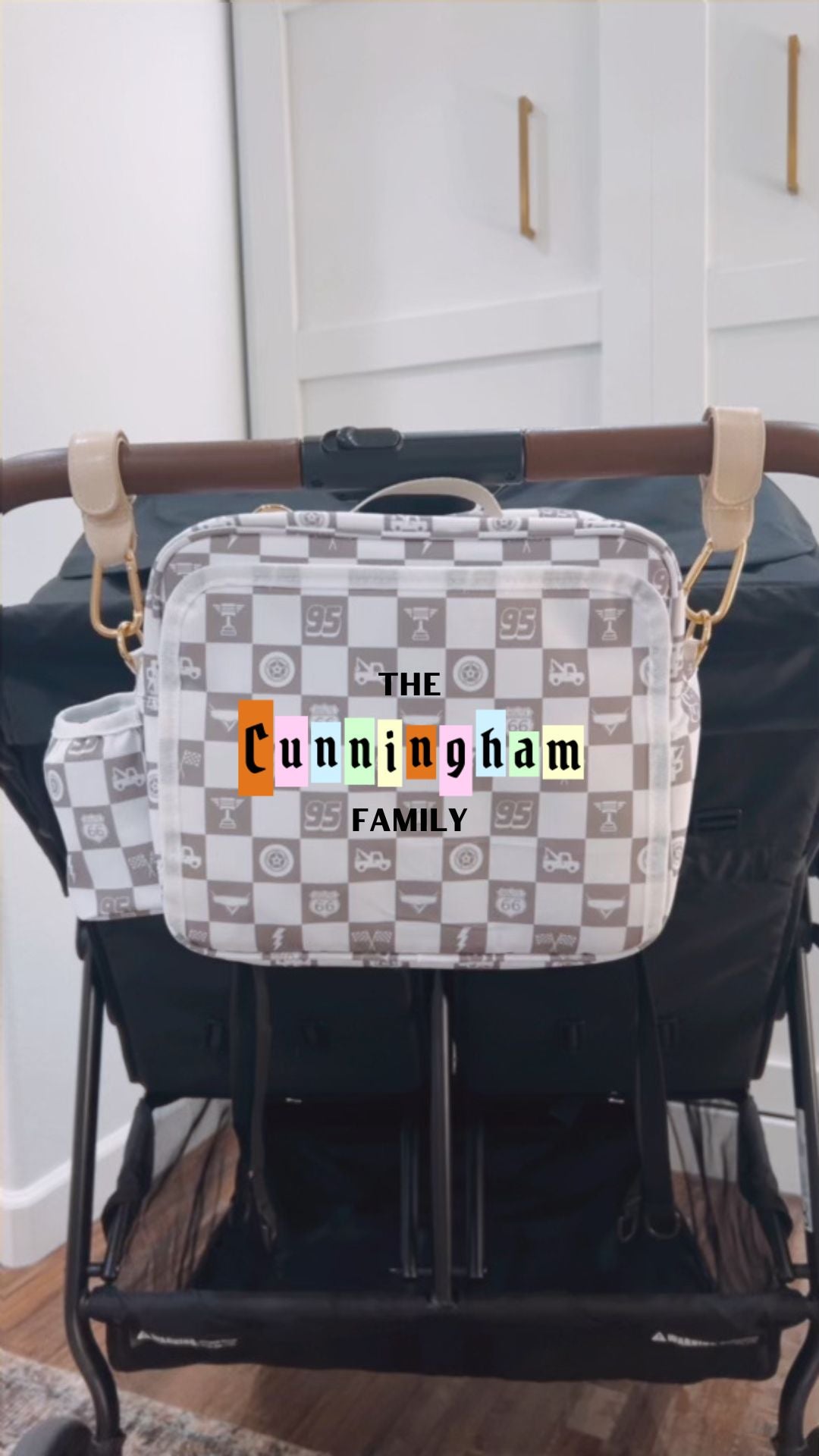 Customized Racer Stroller Diaper Bag